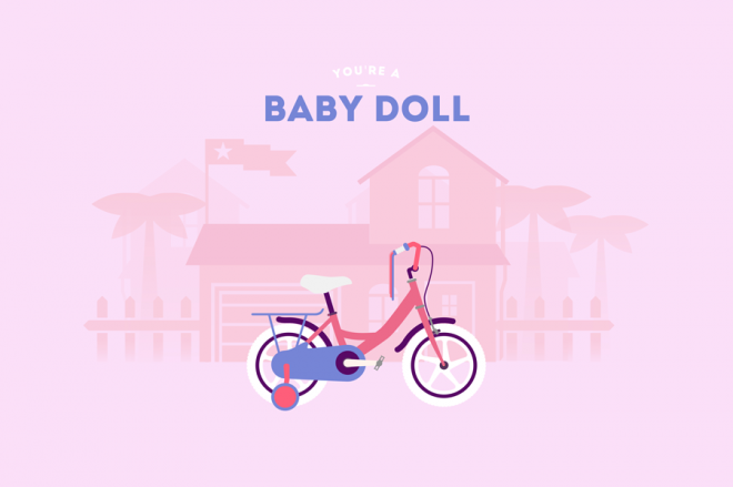 Cyclemon -Ilustración babydoll