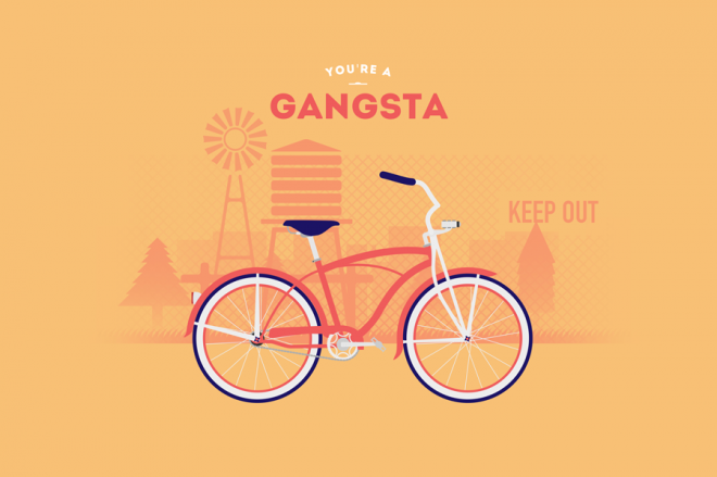 Cyclemon -Ilustración - gangsta