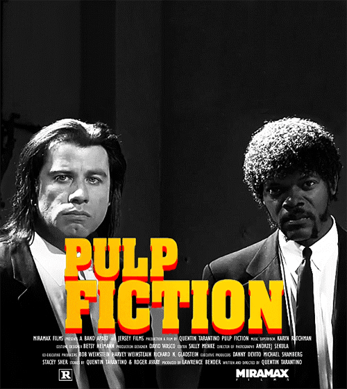 Pulp Fiction, Quentin Tarantino - Poster en movimiento