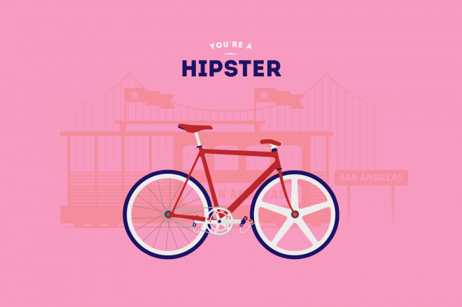 Cyclemon -Ilustración - hipster