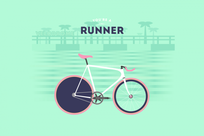 Cyclemon -Ilustración - runner